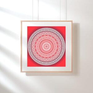 Mandala Art – Canvas Print | Canvas Wall Art | Home Decor | Wall Decor (Design-1, 14″x14″)