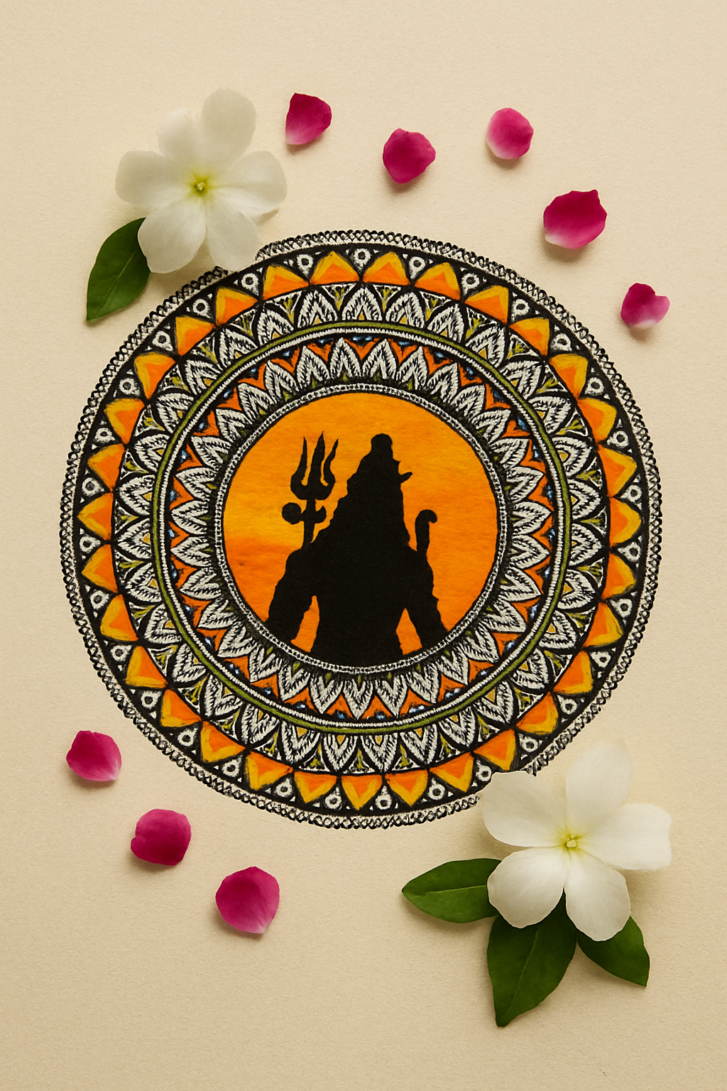 Divine Mandala Art – Lord Shiva Series (Framed A4) - Image 2