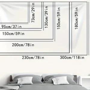 Galaxy Mandala Wall Hanging – Cosmic Boho Digital Print Tapestry | Mystic Mandala Studio