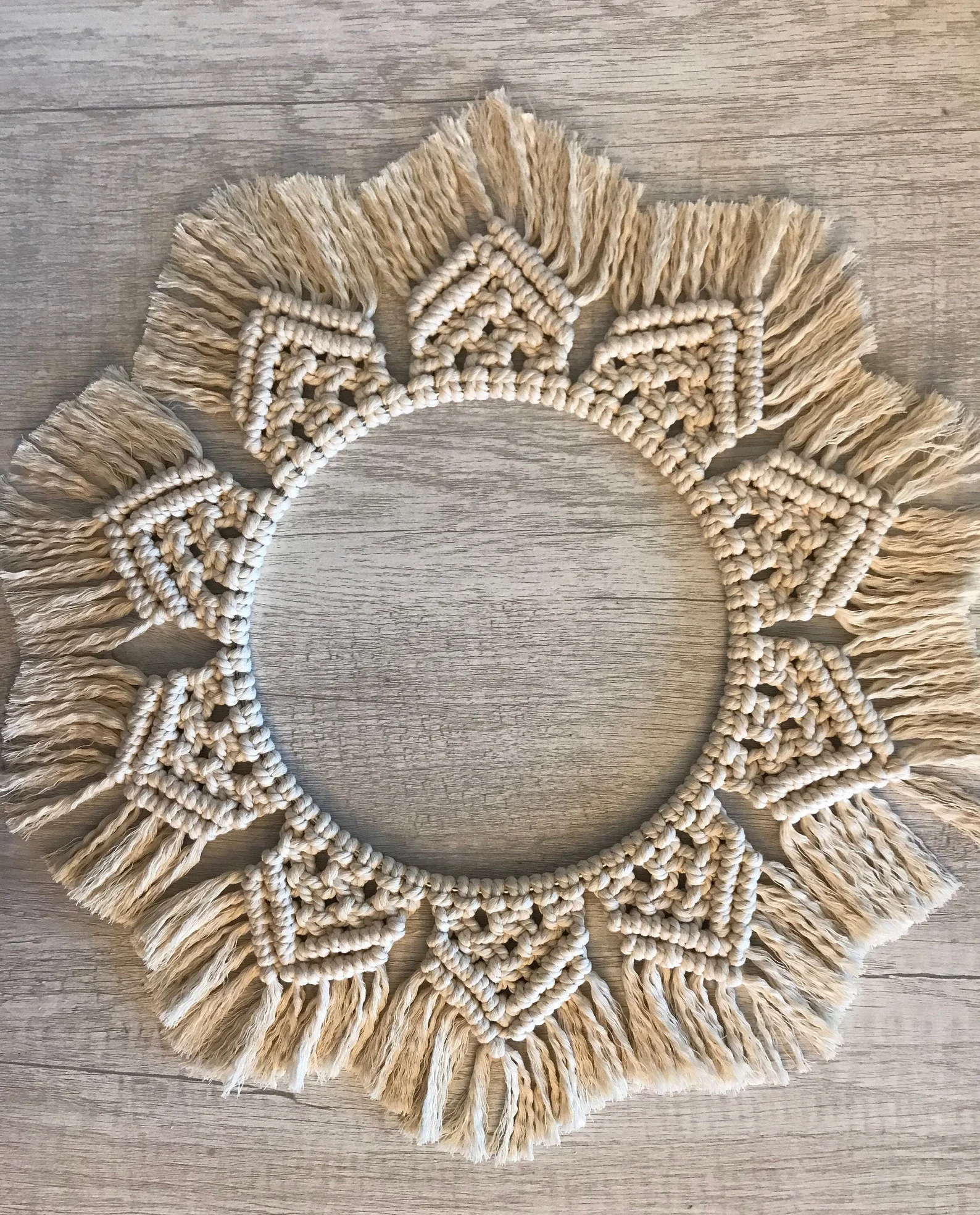 Macrame Mandala Wall Hanging